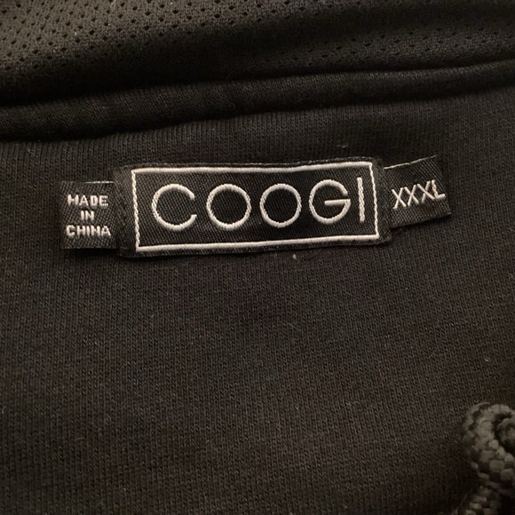 COOGI Black Gold Bling Hooded Jacket Men’s size 3XL Full zip - Picture 9 of 16